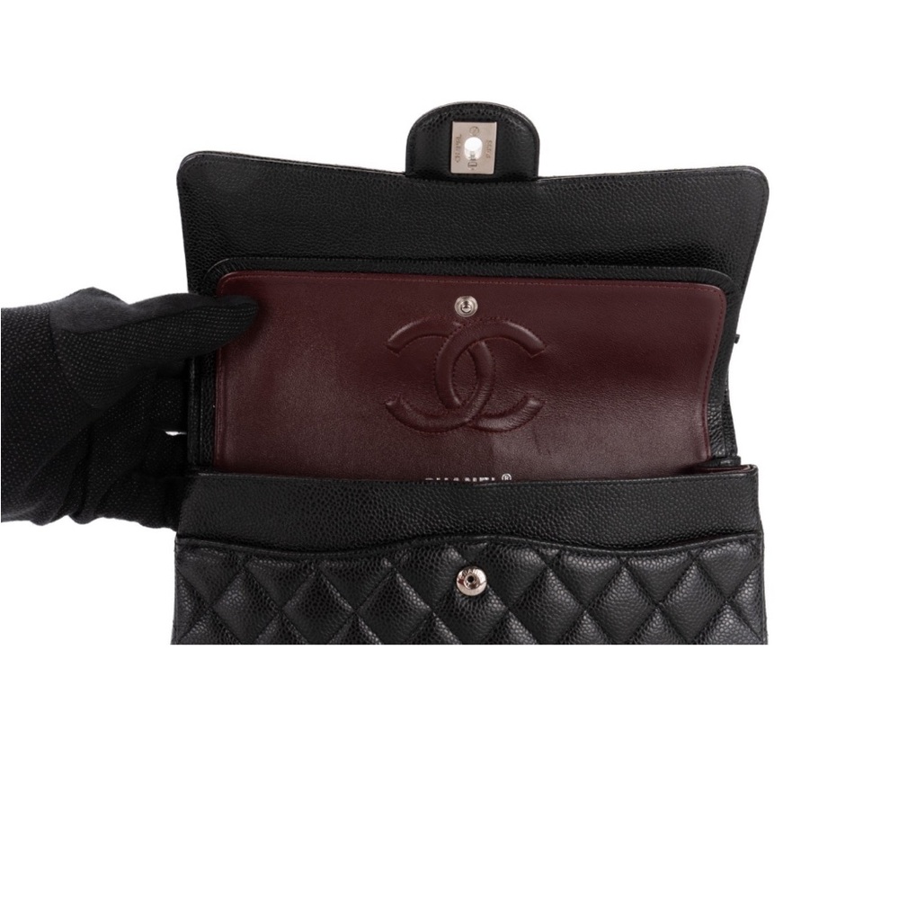 Chanel Medium Classic Flap with Silver Hardware- Used - Picture 9 of 13